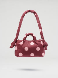 Dots Pale pink + Cherry red